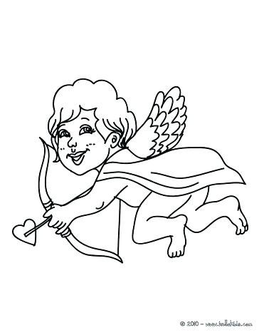 364x470 Cupid Coloring Pages Cupid Coloring Sheets Angel Of Love Lovely