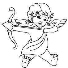 Cupid Coloring Pages 220x220 Cupid Coloring Pages