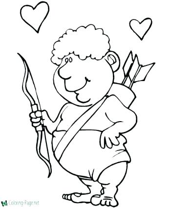Cupid Coloring Pages Cupid Aim Falling In Love Couple Coloring 350x428 Cupid Coloring Pages Cupid Aim Falling In Love Couple Coloring