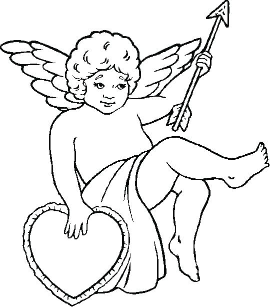 Cupid Coloring Pages Help You Celebrate Valentines Day With This 540x613 Cupid Coloring Pages Help You Celebrate Valentines Day With This