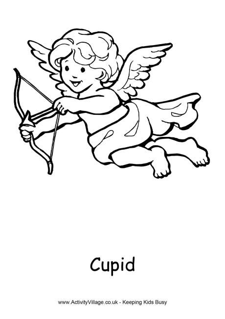 Cupid Colouring Page 3 Templatesprintables Cupid 460x650 Cupid Colouring Page 3 Templatesprintables Cupid