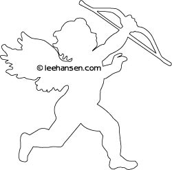 Valentine Cupid Coloring Page 250x247 Valentine Cupid Coloring Page