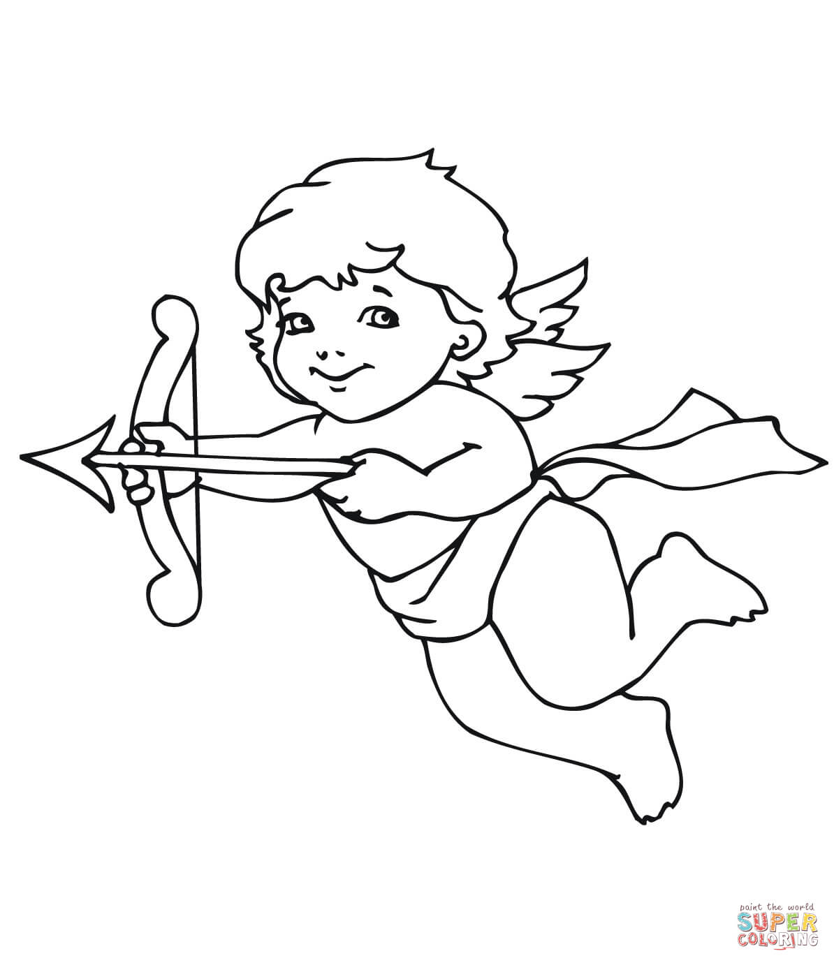 Cute Valentine Cupid Coloring Page Free Printable Coloring Pages 1194x1382 Cute Valentine Cupid Coloring Page Free Printable Coloring Pages