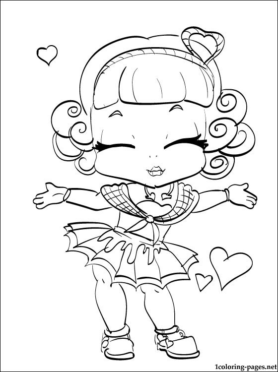 C.a. Cupid Monster High Coloring Page Coloring Pages 560x750 C.a. Cupid Monster High Coloring Page Coloring Pages