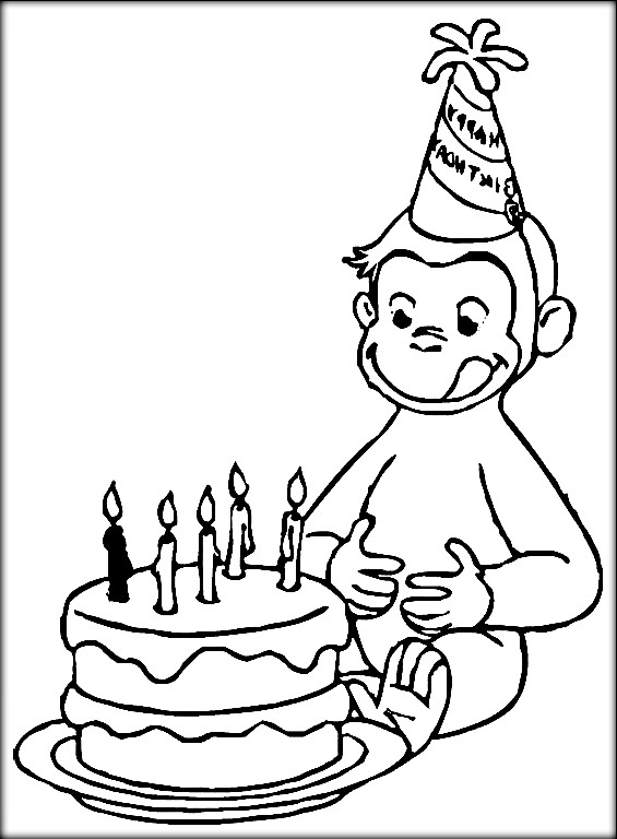 Curious George Coloring Pages 565x768 Curious George Coloring Pages