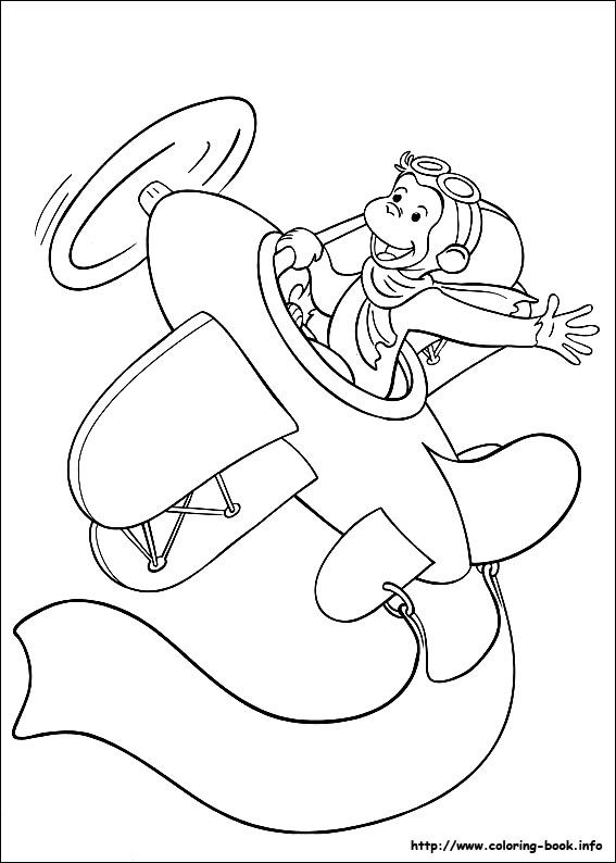 Curious George Coloring Picture Coloring And Activities 567x794 Curious George Coloring Picture Coloring And Activities