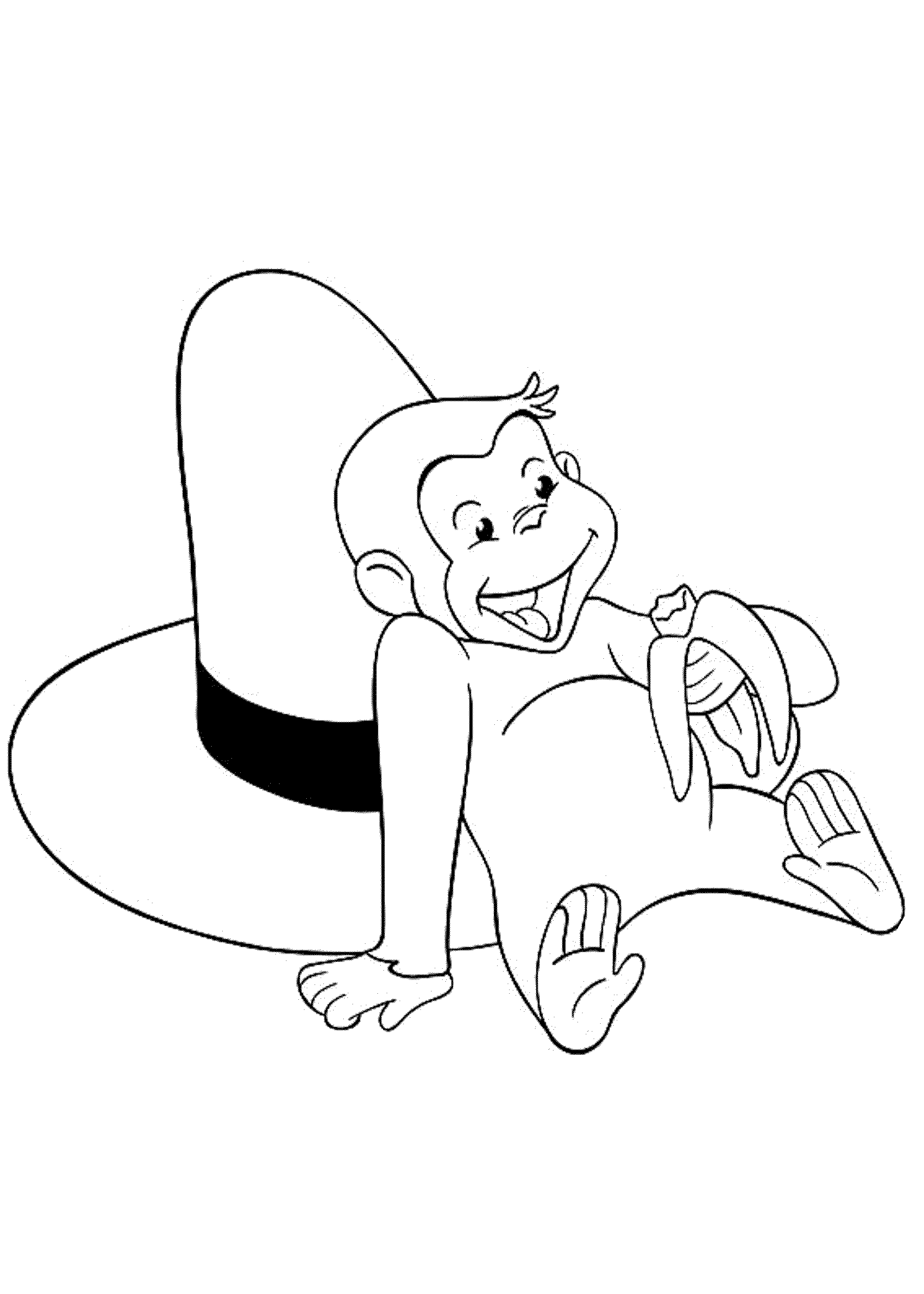 Curious George Coloring Page Printable Pages For Kids Free Inside 2000x2801 Curious George Coloring Page Printable Pages For Kids Free Inside