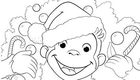 Curious George Printables For Christmas Fun For Christmas 467x267 Curious George Printables For Christmas Fun For Christmas