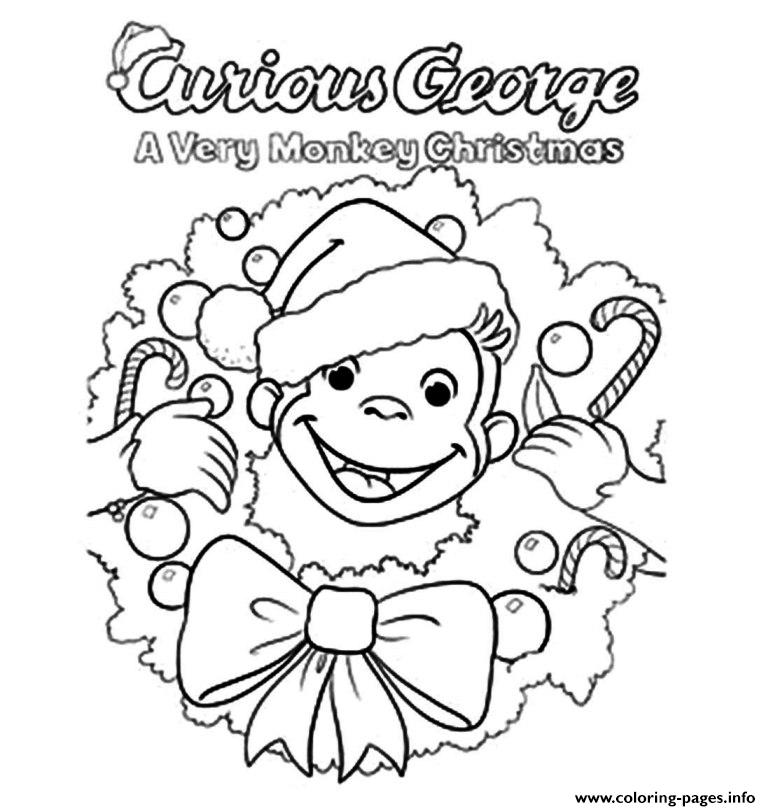 Christmas Curious George Sae99 Coloring Pages Printable 771x811 Christmas Curious George Sae99 Coloring Pages Printable