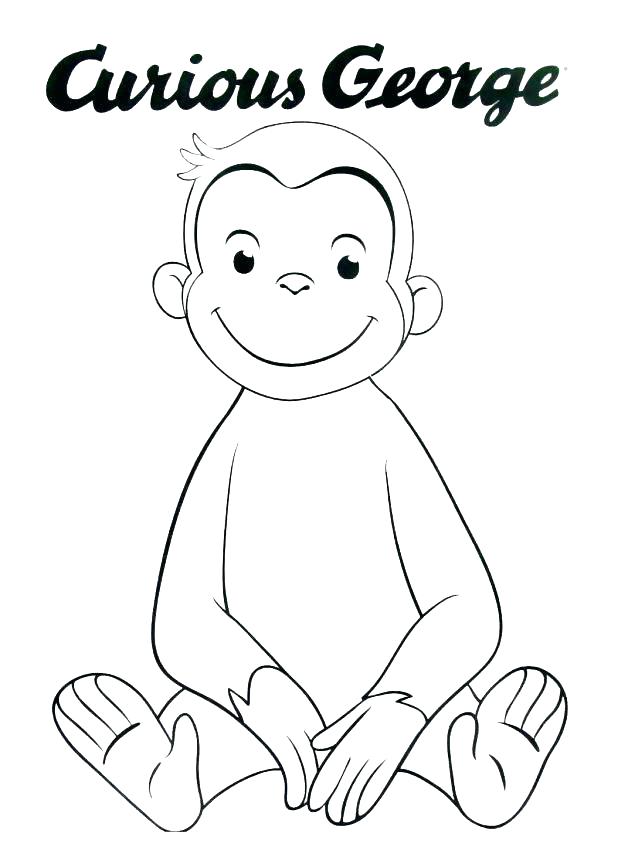 618x857 Curious George Coloring Book Or Free Curious Coloring Pages