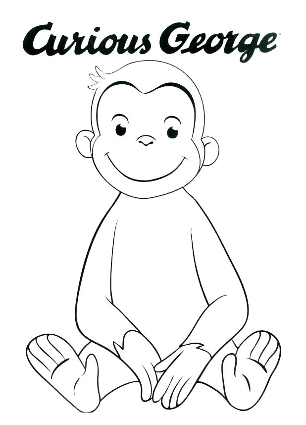 Curious George Free Coloring Pages Book Color Page On To Print 618x857 Curious George Free Coloring Pages Book Color Page On To Print