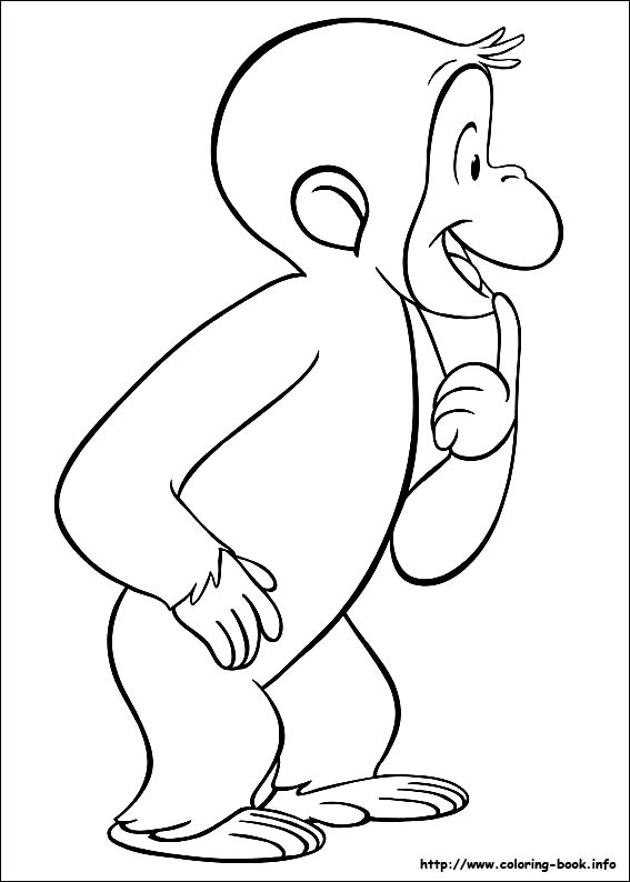 Curious George Coloring Pages On Coloring 567x794 Curious George Coloring Pages On Coloring