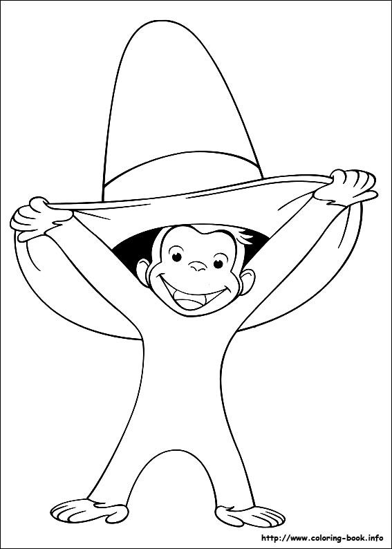 Curious George Coloring Picture Pictures To Color! 567x794 Curious George Coloring Picture Pictures To Color!