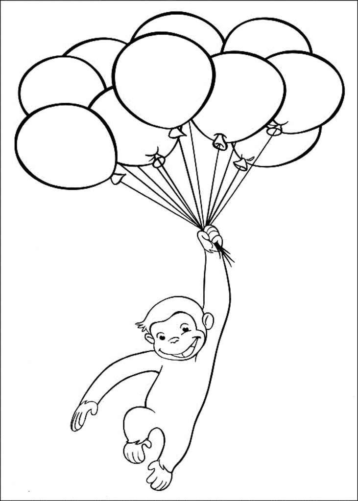 15 Free Printable Curious George Coloring Pages 731x1024 15 Free Printable Curious George Coloring Pages
