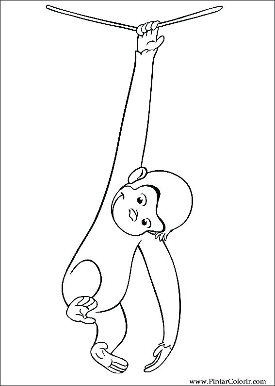 Curious George Coloring Pages Curious Coloring Pages Drawings 567x794 Curious George Coloring Pages Curious Coloring Pages Drawings