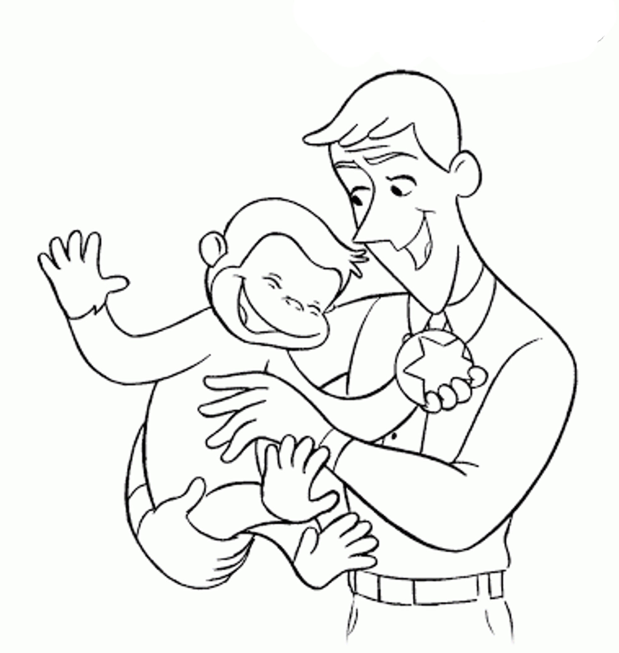 Coloring For Kids Curious George Pages Online Free Happy Birthday 2000x2111 Coloring For Kids Curious George Pages Online Free Happy Birthday