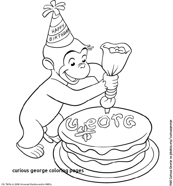 Curious George Printable Coloring Pages