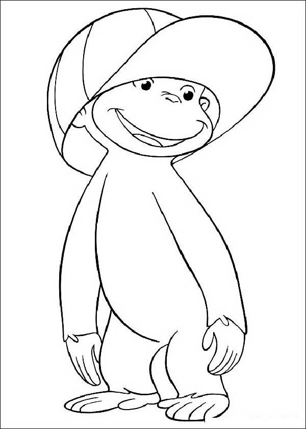 600x840 Curious George Printable Coloring Pages Play Time