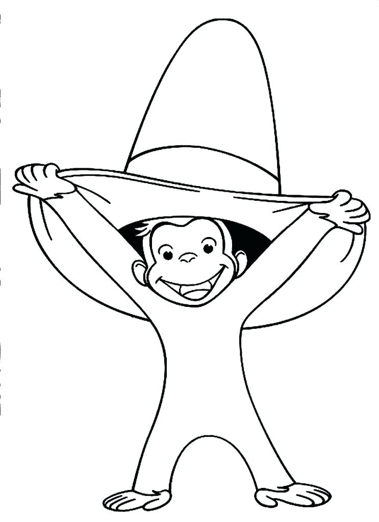 743x1024 Curious George Printable Coloring Pages Curious Coloring Pages