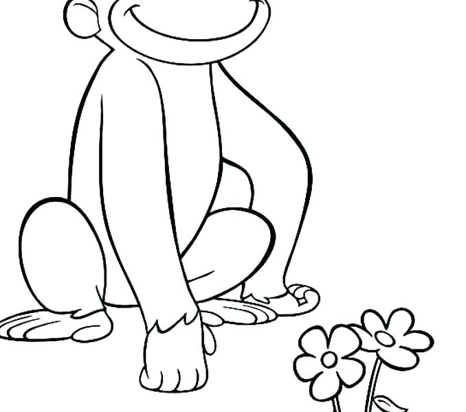 678x600 Curious George Printable Coloring Pages
