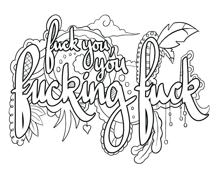 Swear Word Coloring Pages As Well As Best Swear Word Coloring Book 736x568 Swear Word Coloring Pages As Well As Best Swear Word Coloring Book