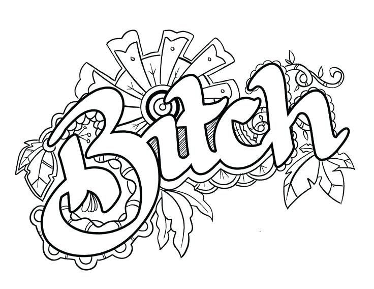 Swear Word Coloring Pages Printable Swear Words Coloring Pages 736x568 Swear Word Coloring Pages Printable Swear Words Coloring Pages