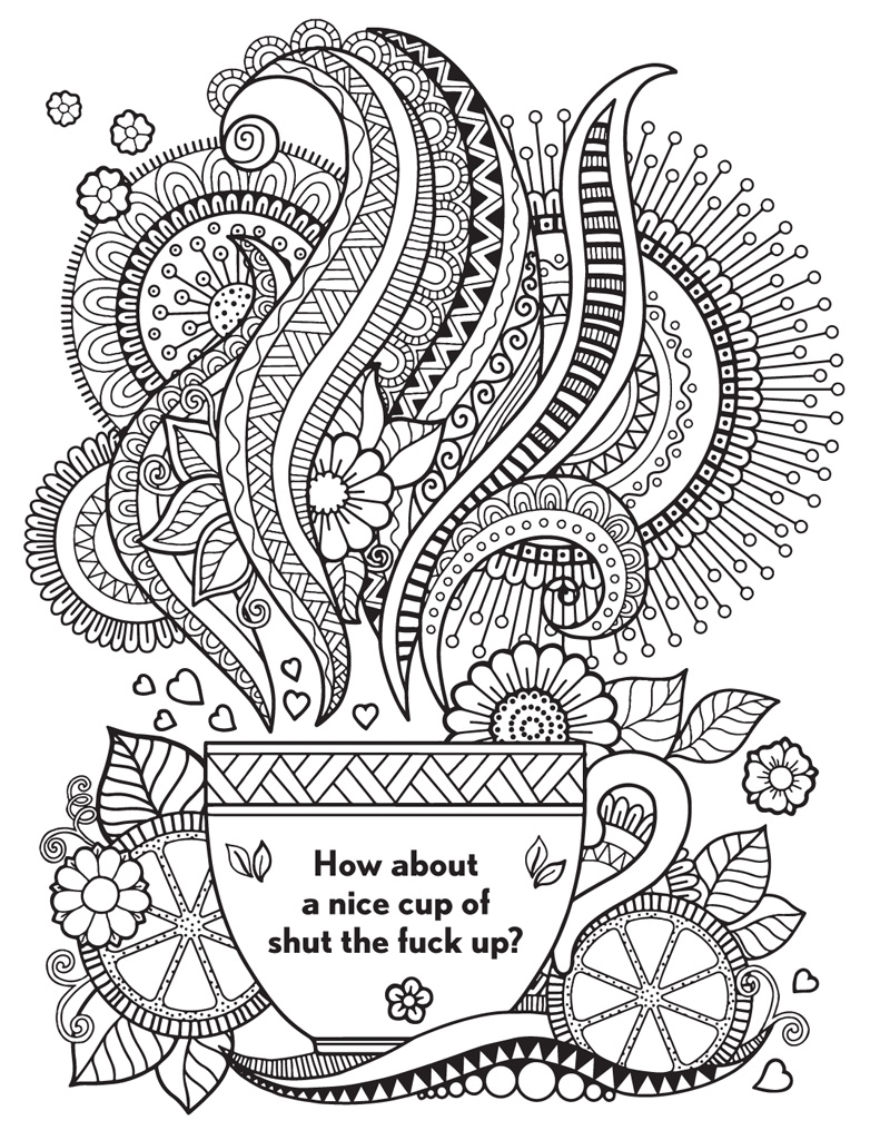 Awesome Cuss Word Adult Coloring Pages Printable Gallery 800x1024 Awesome Cuss Word Adult Coloring Pages Printable Gallery