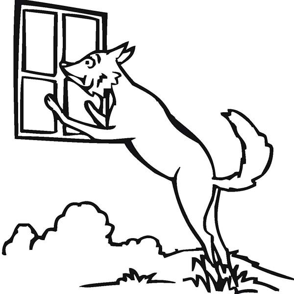 Window Coloring Pages 600x600 Window Coloring Pages