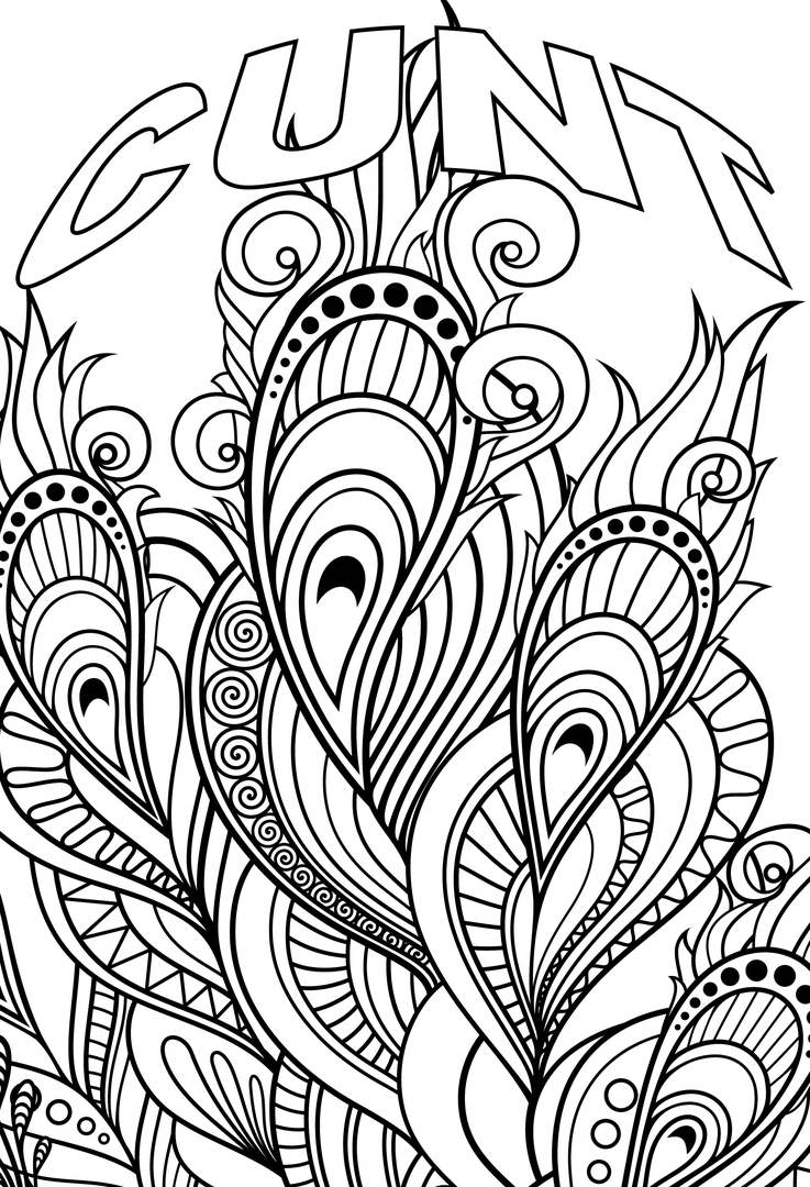 737x1080 Impressive Curse Word Coloring Pages Printable Swear Pictures