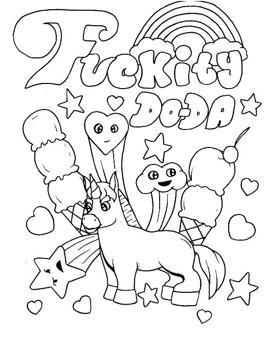 518x668 Swear Word Coloring Pages Printable Free Printable Curse Word