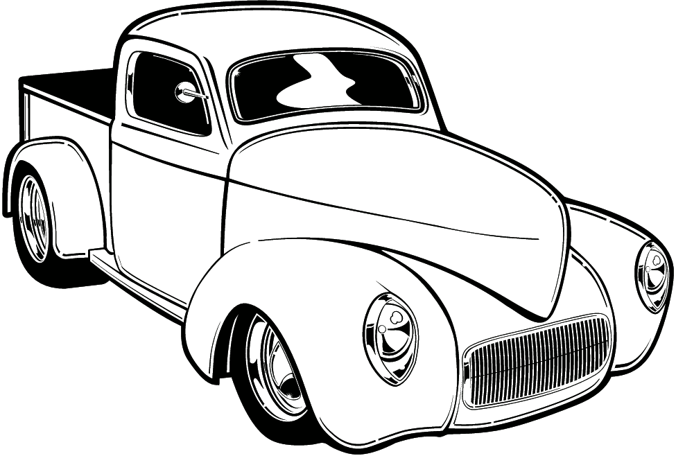 975x658 Car Coloring Pages