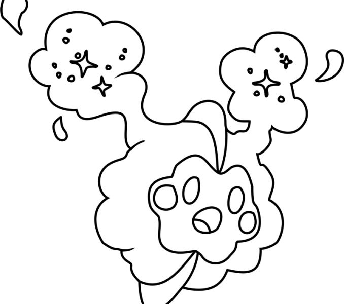 678x600 Cosmog Coloring Pages Cosmog Pokemon Sun And Moon Coloring Page