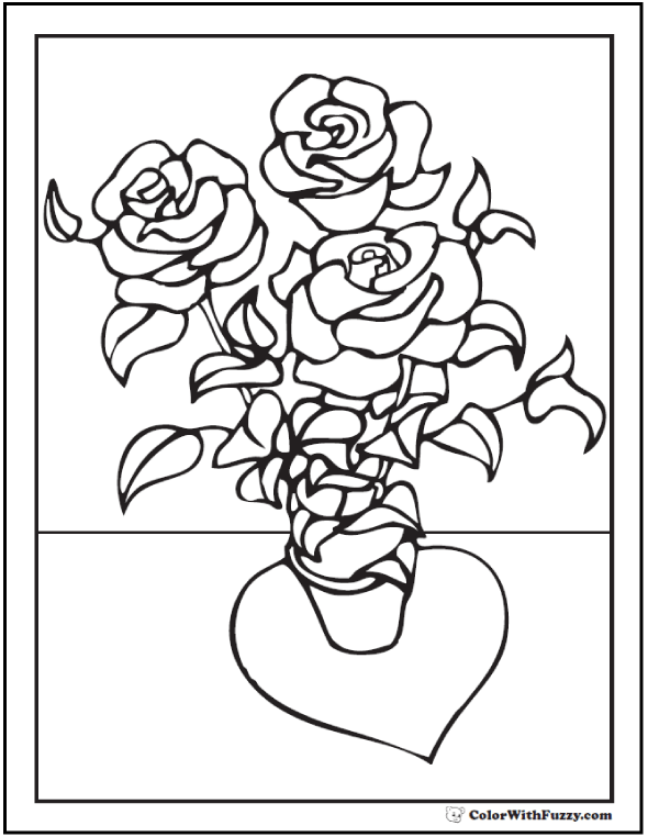 Shrub Coloring Page 73 Rose Coloring Pages Customize Pdf 590x762 Shrub Coloring Page 73 Rose Coloring Pages Customize Pdf