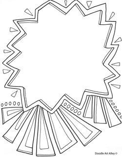 250x323 Use These Free Printable Doodle Art Pages To Create A Fun Coloring