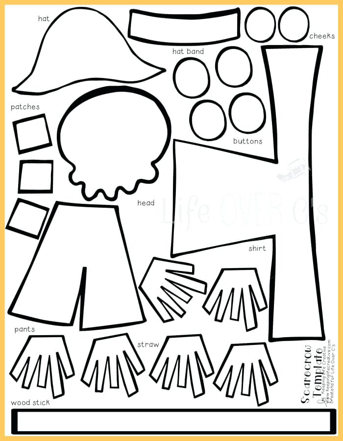Thanksgiving Coloring Pages Cut And Paste Cut And Paste Scarecrow 700x900 Thanksgiving Coloring Pages Cut And Paste Cut And Paste Scarecrow