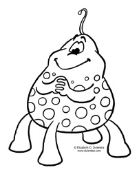 202x250 Cute Alien Free Coloring Pages On Art Coloring Pages