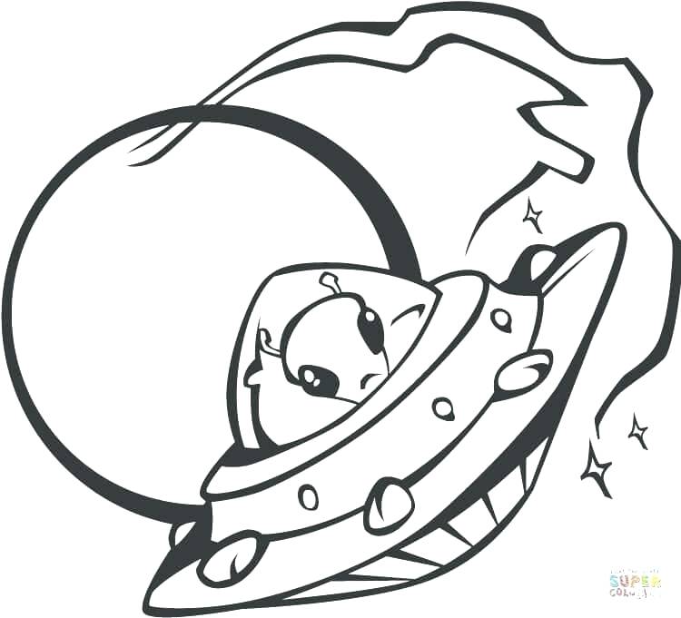 750x681 Alien Coloring Page Great Alien Coloring Pages For Download