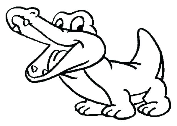 600x429 Cute Alligator Coloring Pages Cute Zebra Colouring Pages Baby