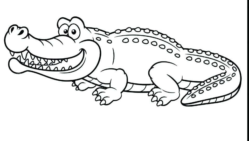 960x544 Alligator Coloring Pages Alligator Coloring Page Alligator