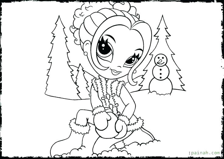 736x522 Cute Angel Coloring Pages For Adults Large Size Of Anime Pretty
