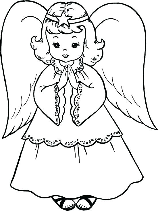 Cute Angel Coloring Pages at GetColorings.com | Free printable ...