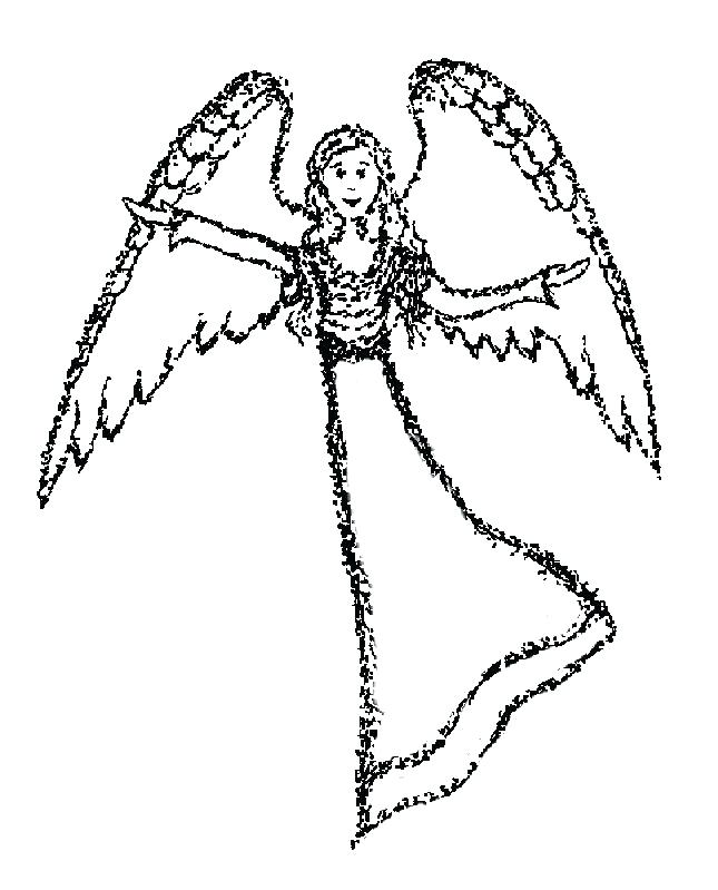 645x799 Free Angel Coloring Pages Perfect Free Printable Angel Coloring