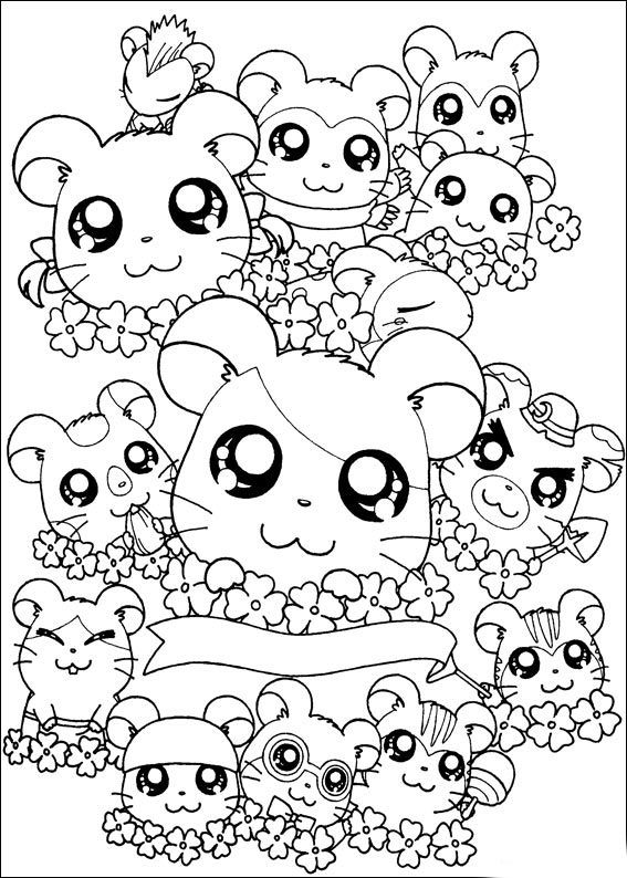 567x794 Cute Animal Coloring Pages For Girls Coloring For Kids 3803