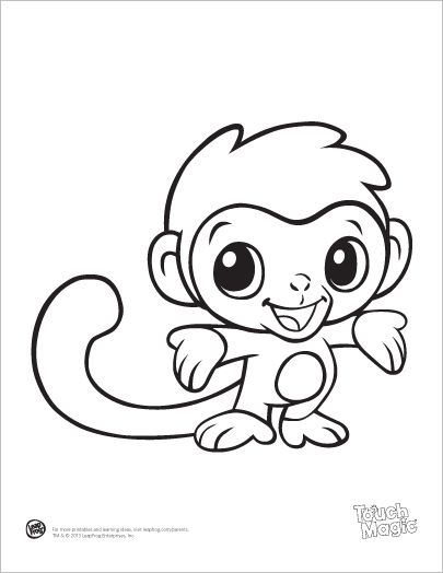 Cute (And Free) Printablesfrom Leapfrog Baby Animal Coloring 405x524 Cute (And Free) Printablesfrom Leapfrog Baby Animal Coloring