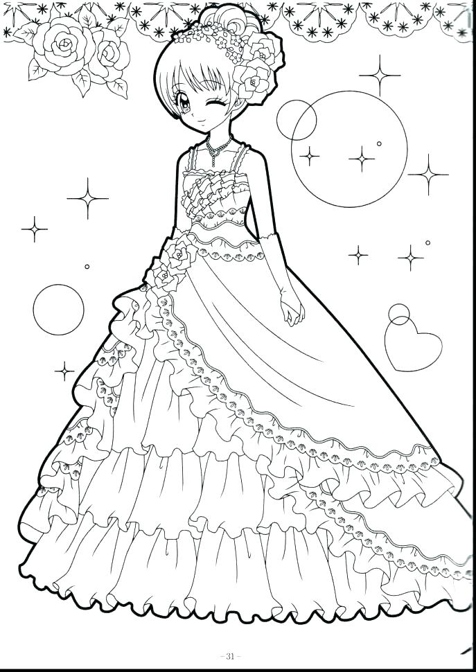 687x970 Anime Girl Coloring Pages Cute Anime Coloring Pages Cute Anime
