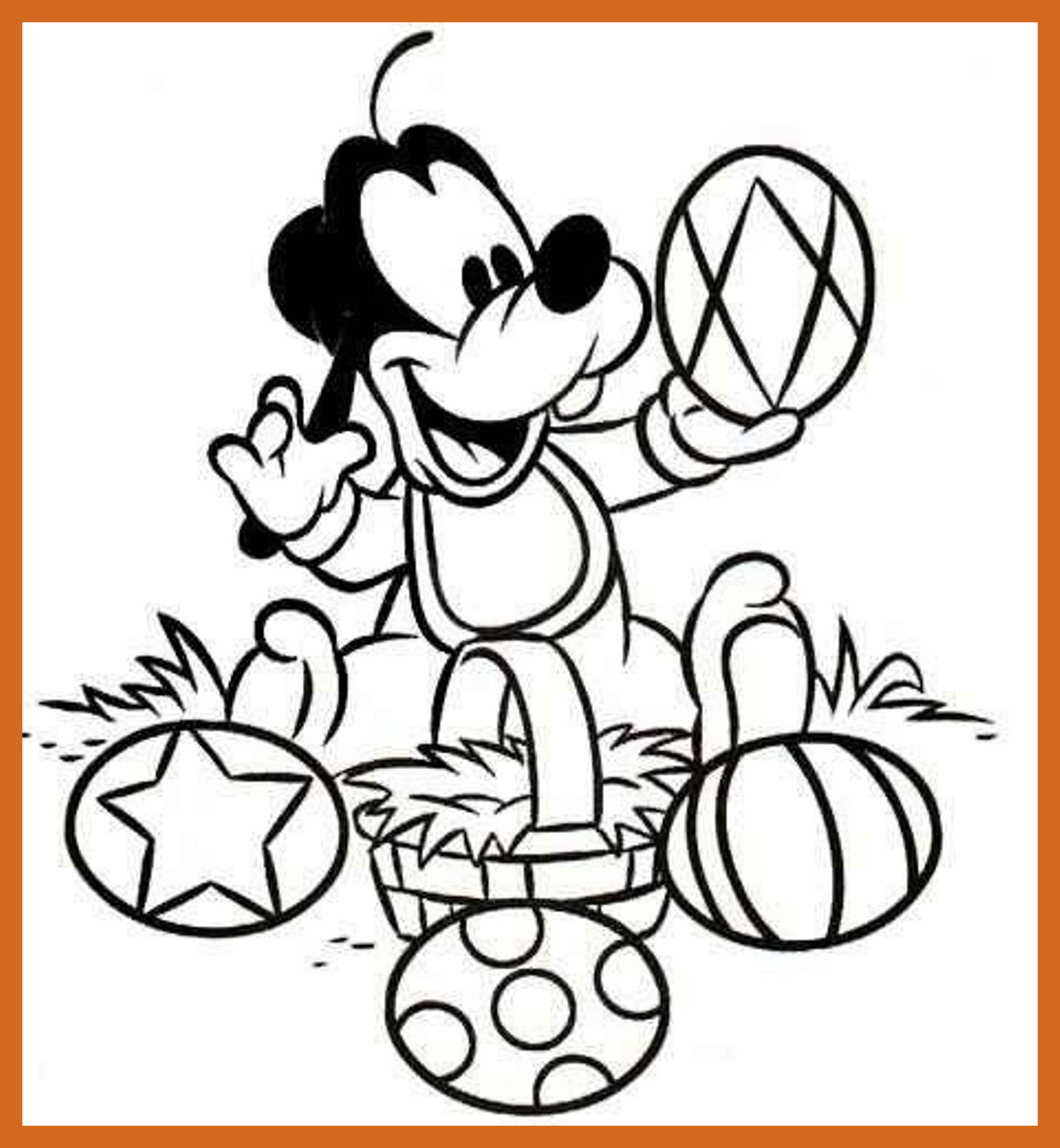 1342x1454 Shocking Cute Baby Minnie Flower Disney Coloring Pages Printables