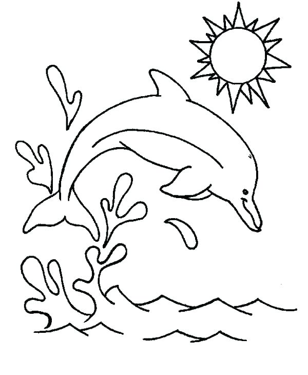 Cute Baby Dolphin Coloring Pages at GetColorings.com | Free printable ...
