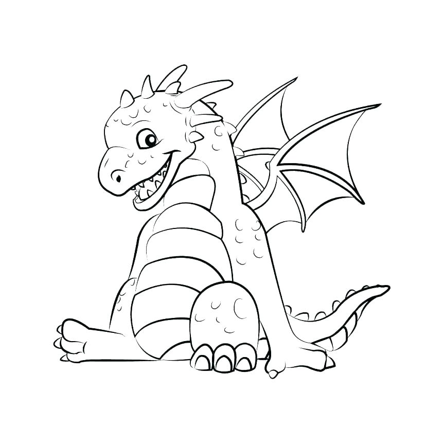 863x863 Coloring Pages Dragons Coloring Pages Dragons Cute Dragon Coloring