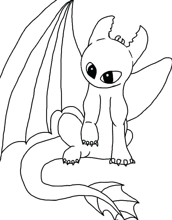 600x767 Coloring Pages Of Cute Dragons Deepart
