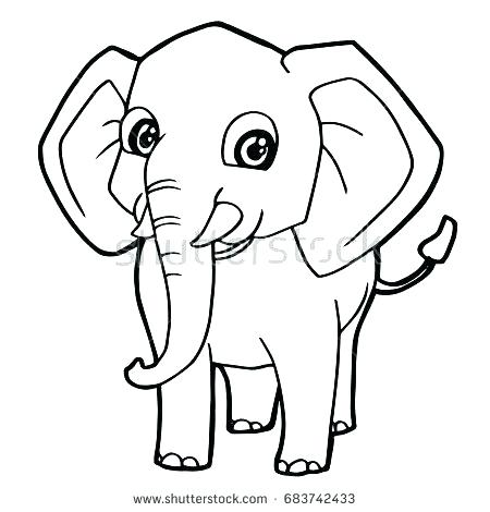 Cute Baby Elephant Coloring Pages Page 450x470 Cute Baby Elephant Coloring Pages Page